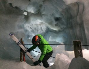 Der Natur Eis Palast im Hintertuxer Gletscher