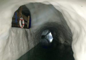 Der Natur Eis Palast im Hintertuxer Gletscher