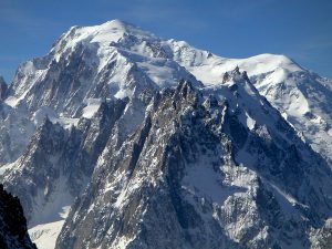 Der Gipfel des Mt Blanc